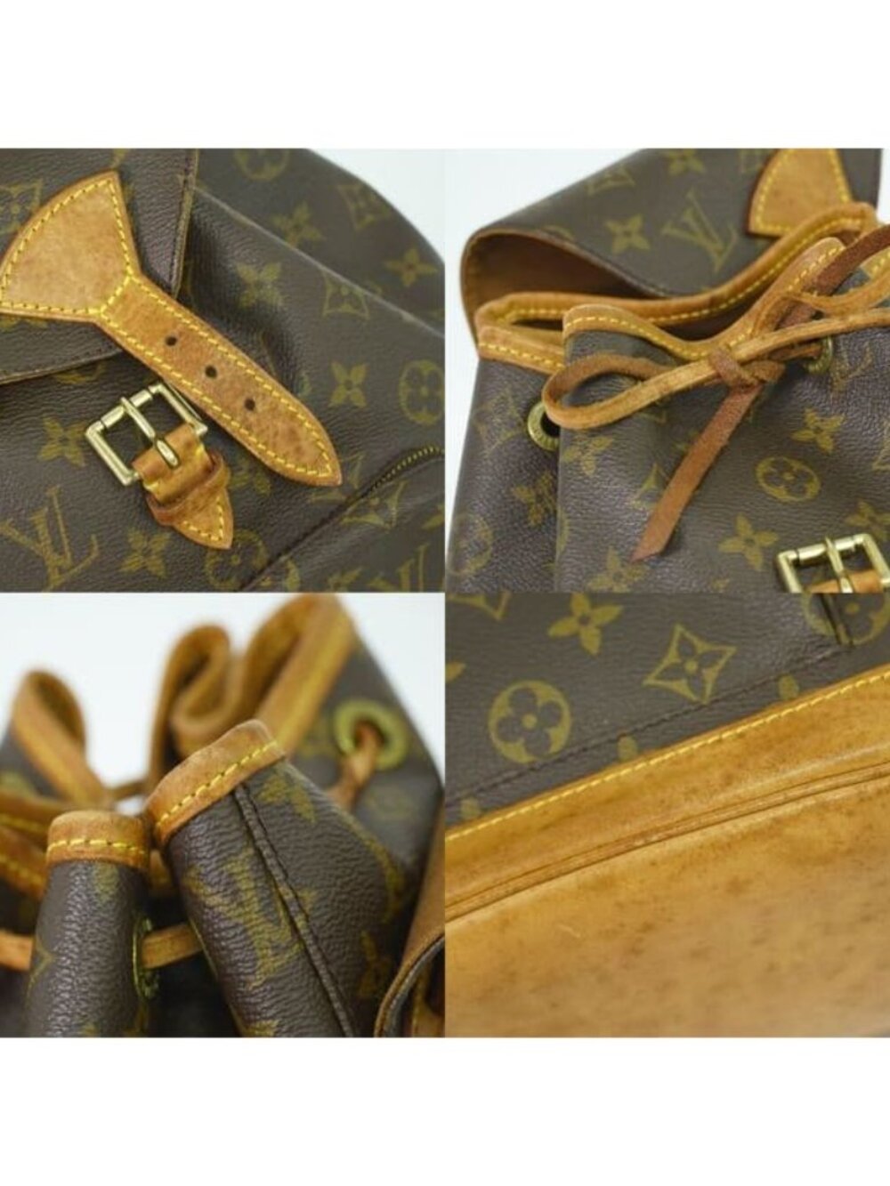 Louis Vuitton Montsouris MM Rucksack Sac Backpack Monogram Brown - Picture 7 of 9